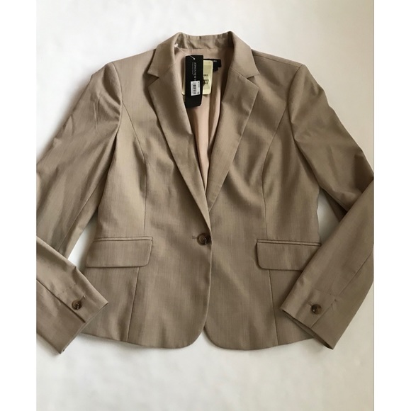 Jones New York Collection Women’s Tan Blazer  Size 8 - Picture 5 of 6